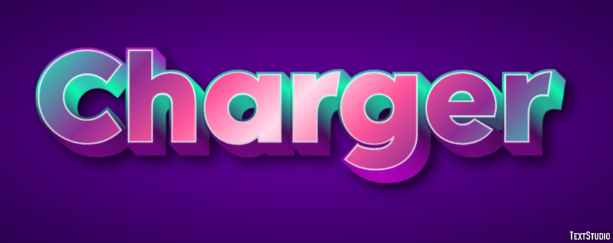 Charger Tekst Effect