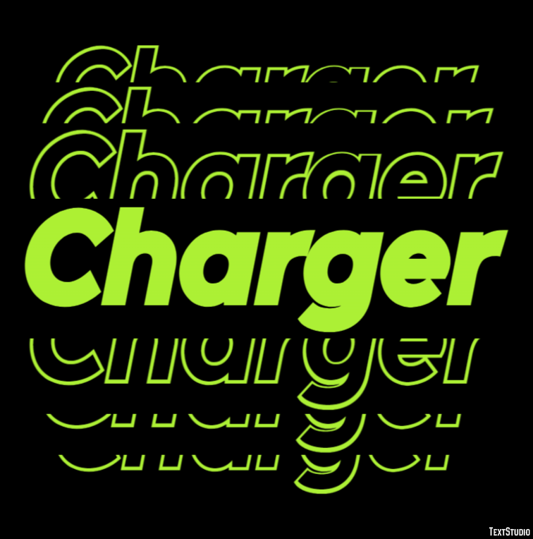 Charger Efeito de texto