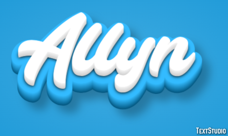 Allyn Text Effect