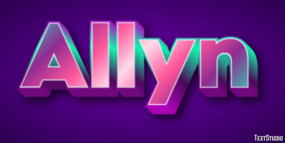 Allyn Text Effect