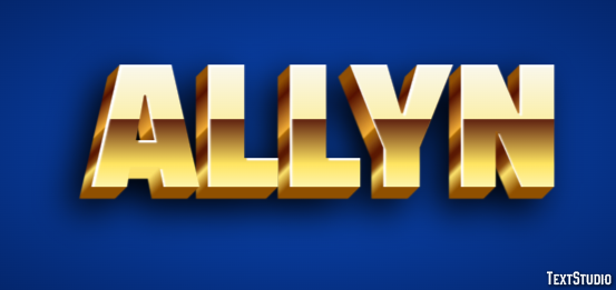 Allyn Text Effect