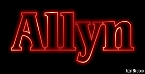 Allyn Text Effect