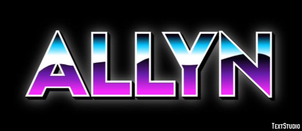 Allyn Text Effect