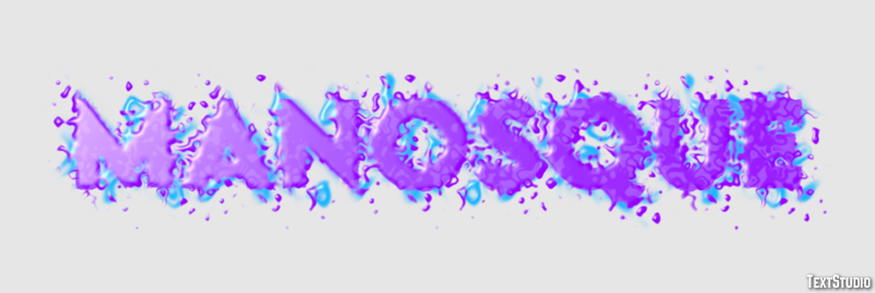 Manosque Tekst Effect