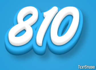 810 Text Effect