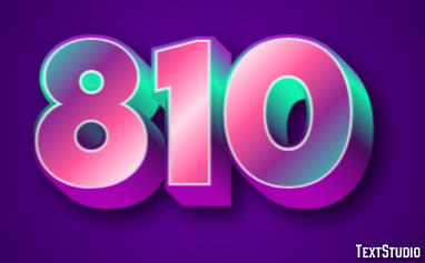 810 Text Effect