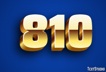 810 Text Effect