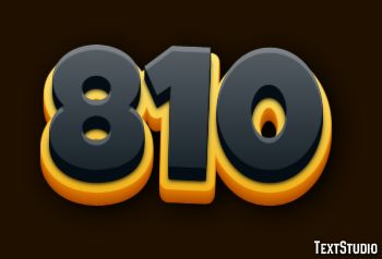 810 Text Effect