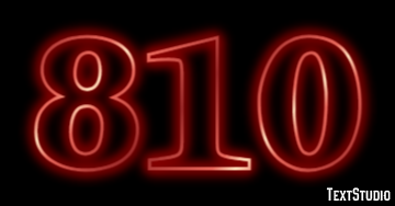 810 Text Effect