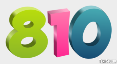 810 Text Effect