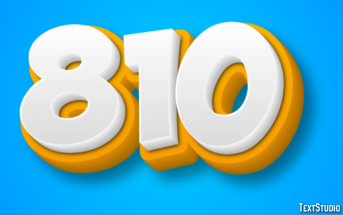 810 Text Effect