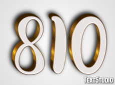810 Text Effect