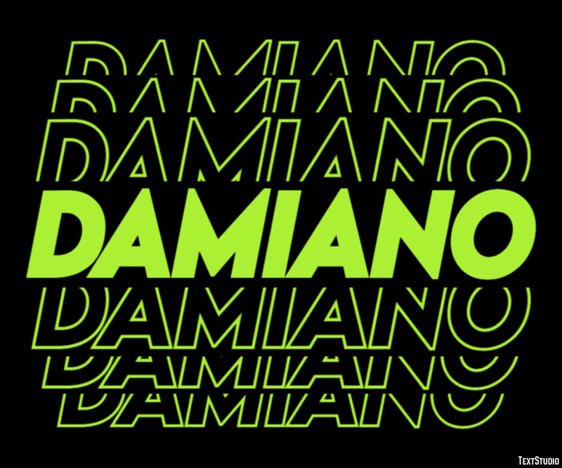 Damiano Text Effect