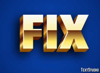 Fix Text Effect