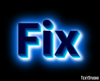 Fix Text Effect