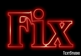 Fix Tekst Effect