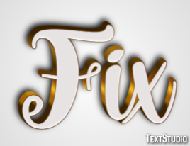 Fix Text Effect