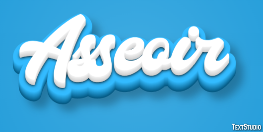 Asseoir Effet de Texte