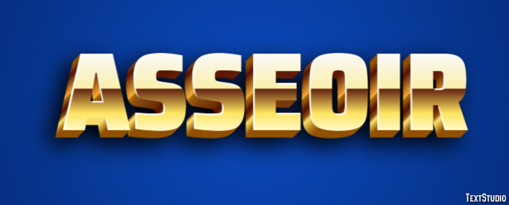Asseoir Effet de Texte