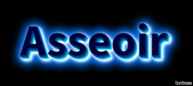 Asseoir Effet de Texte