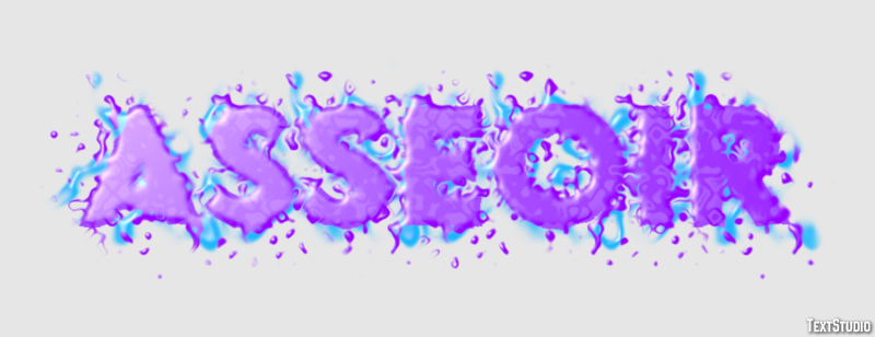 Asseoir Effet de Texte