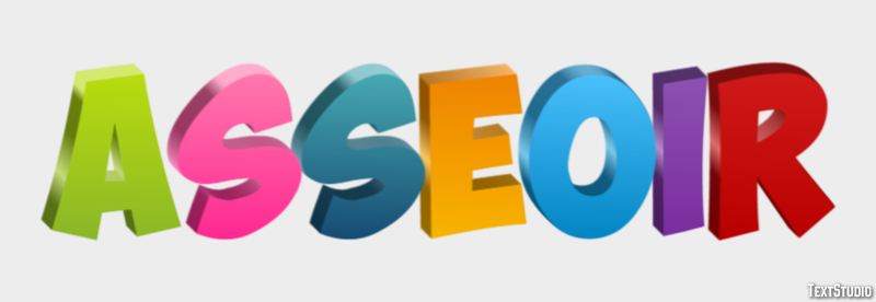 Asseoir Effet de Texte