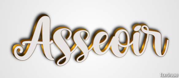 Asseoir Effet de Texte