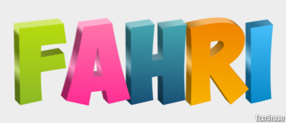 Fahri Text effect