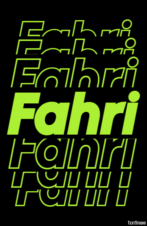 Fahri Text effect