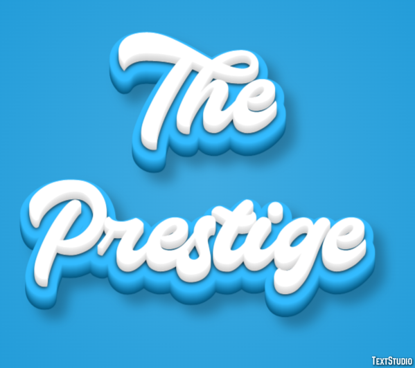 The Prestige Efekt tekstowy