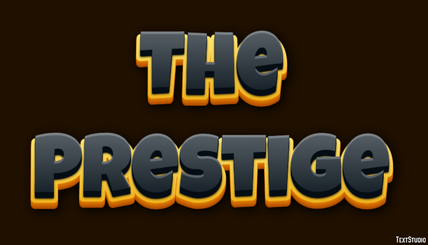 The Prestige Efekt tekstowy