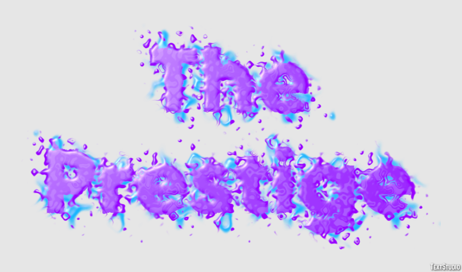 The Prestige Texteffekt