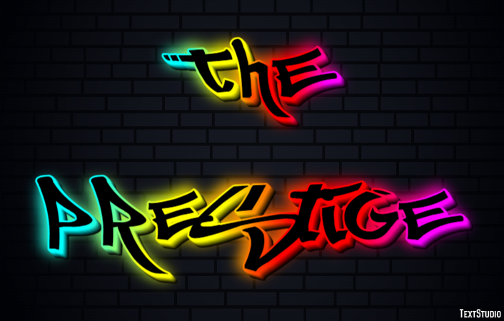 The Prestige Efekt tekstowy