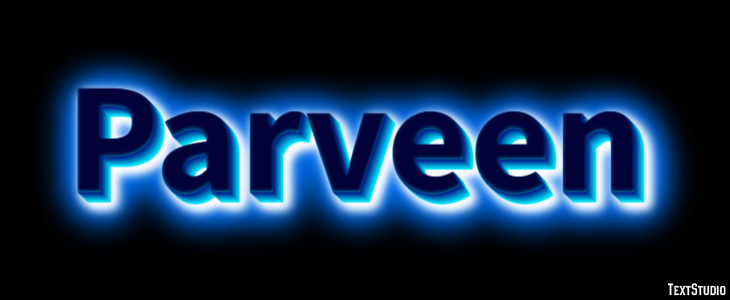 Parveen Effetto testo