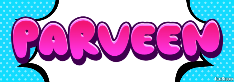 Parveen Text effect