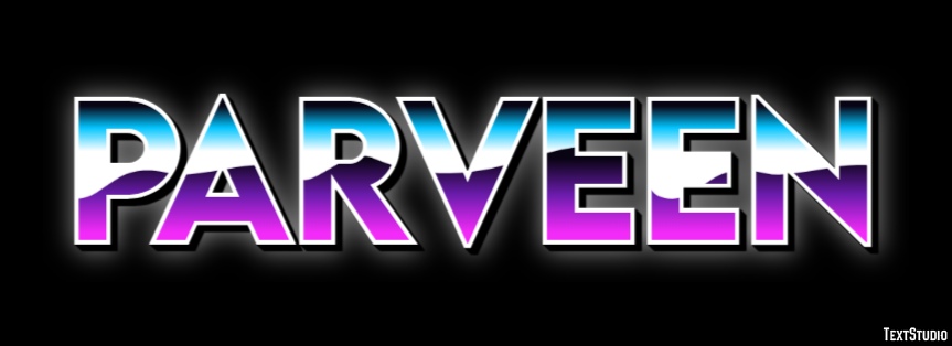 Parveen Text effect