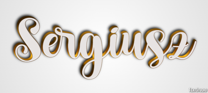 Sergiusz テキスト効果