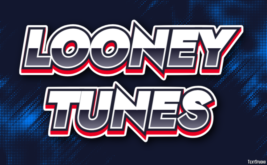 Looney Tunes Effet de Texte