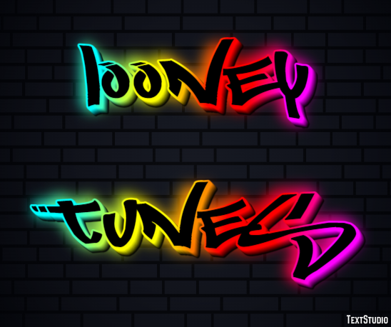 Looney Tunes Text Effect
