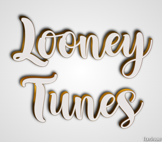Looney Tunes Text effect