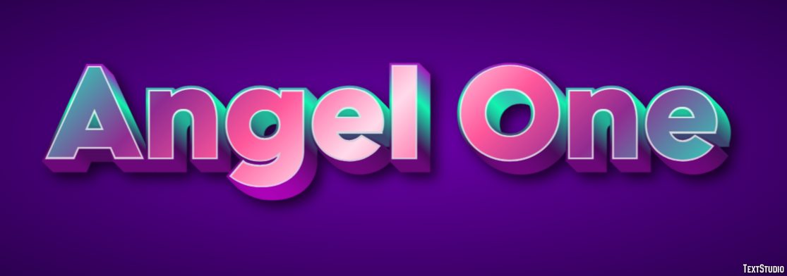 Angel One Texteffekt
