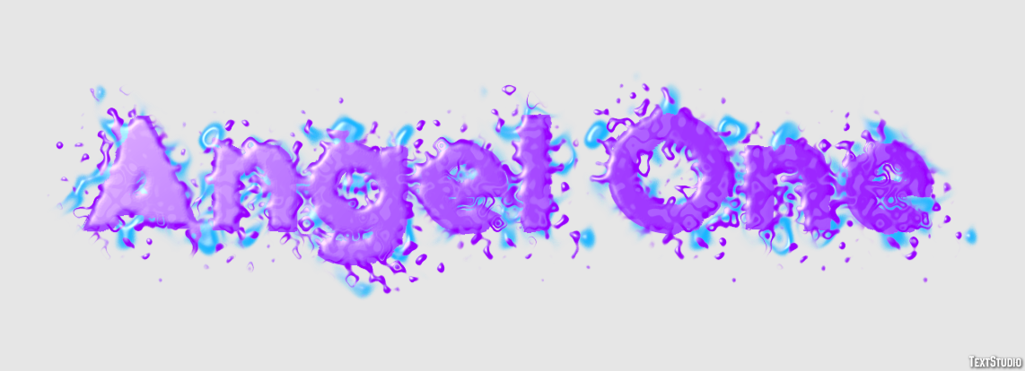 Angel One Texteffekt