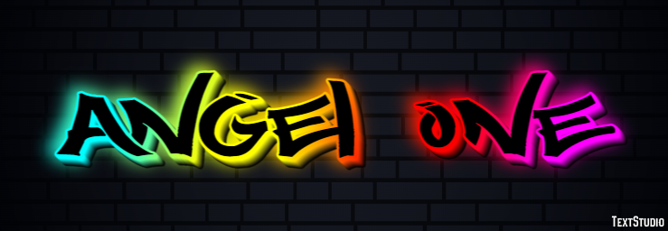 Angel One Efecto de Texto