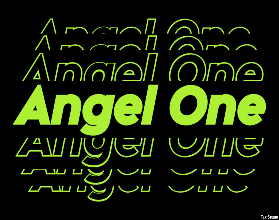 Angel One Texteffekt