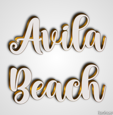 Avila Beach Metin Efekti