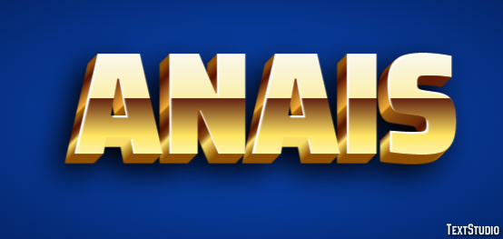 Anais Text effect