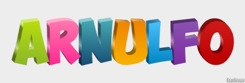 Arnulfo Text effect