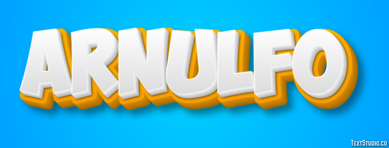 Arnulfo Text effect