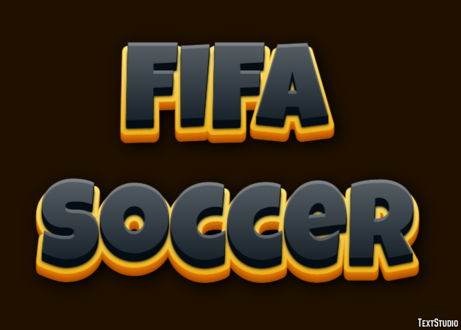 FIFA Soccer Text Effect