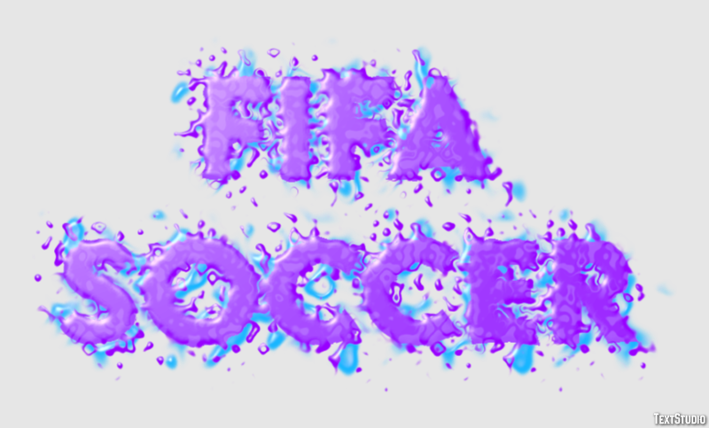 FIFA Soccer Effet de Texte